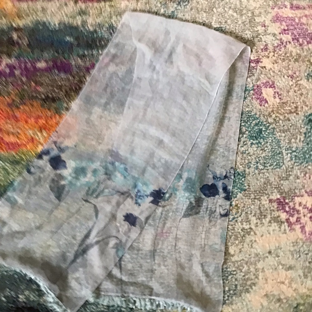 Vintage Floral Scarf